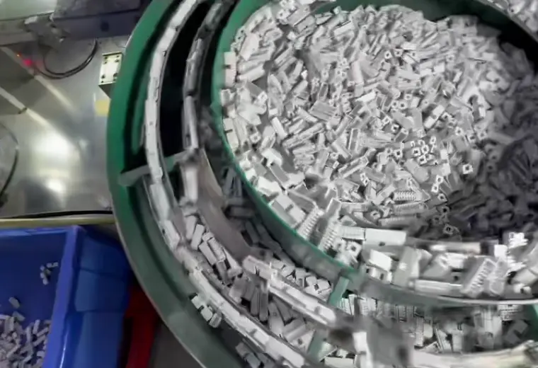 Automated bowl feeder for housing orientation for Kirision backend connector manufacturing and RFQ review