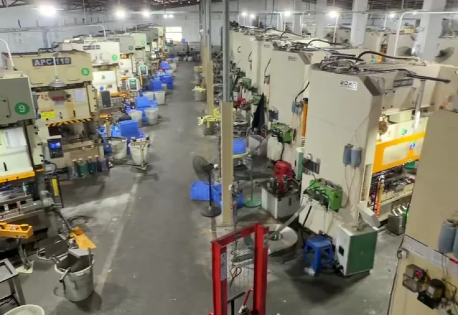 Clean terminal stamping equipment line for Kirision connector terminal production
