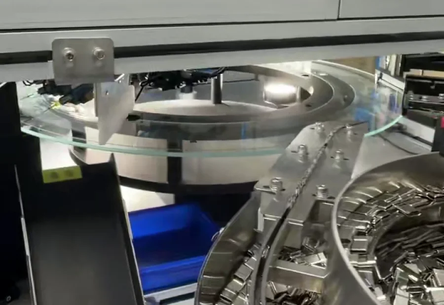 Terminal alignment and in-process inspection for connector production