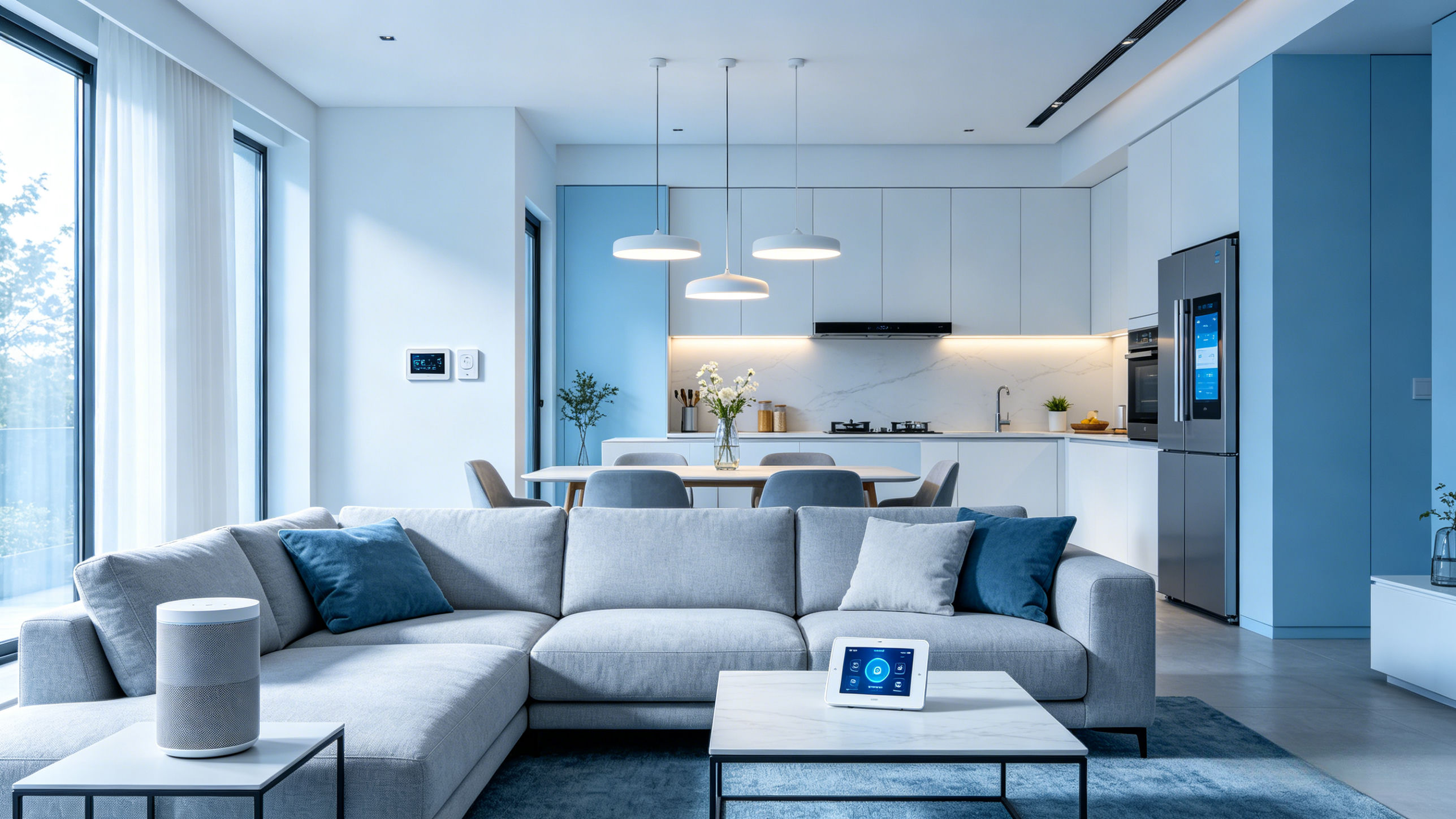 Smart home appliances scene