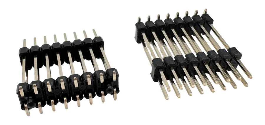 2.54mm Vertical SMT Pin Header Connector, Dual Row, 2x1P to 2x40P product photo by Kirision