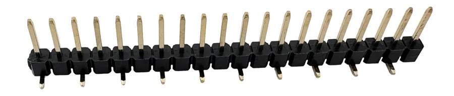1.27mm Staggered SMT Pin Header Connector, Single Row, 1x1P to 1x50P product photo by Kirision