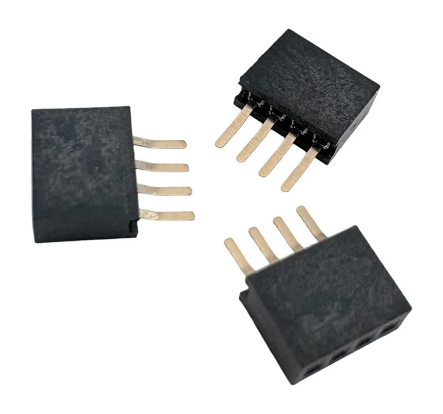 1.27mm Horizontal SMT Female Header Connector, Single Row, 1x2P to 1x50P product photo by Kirision
