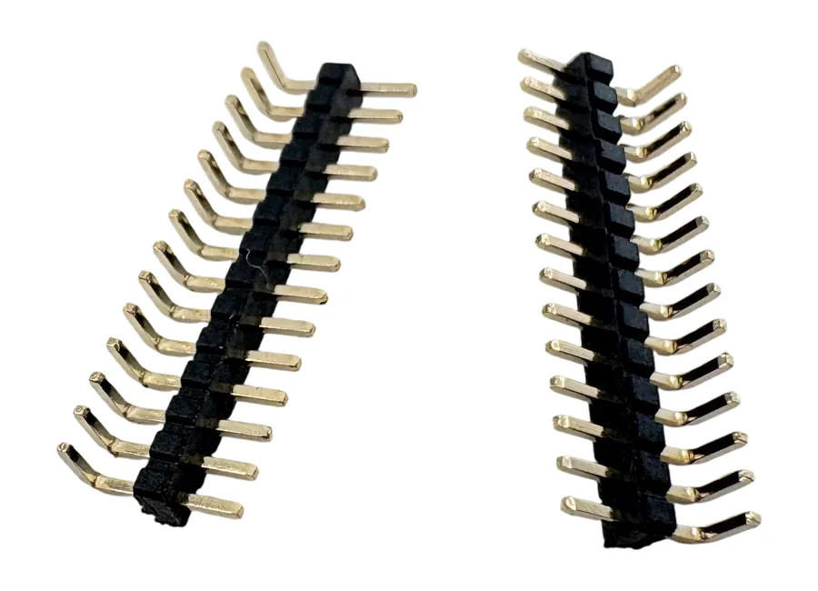 2.00mm Right Angle Pin Header Connector, Single Row, 1x1P to 1x40P product photo by Kirision