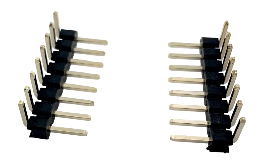 2.54mm Right Angle Pin Header Connector, Single Row, 1x1P to 1x40P product photo by Kirision