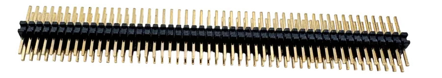 0.8mm Vertical DIP Pin Header Connector, Dual Row, 1x1P to 1x50P product photo by Kirision