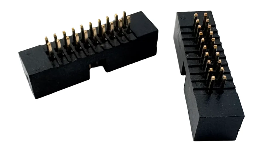 1.27mm Vertical DIP Box Header Connector, Dual Row, 2x3P to 2x50P product photo by Kirision