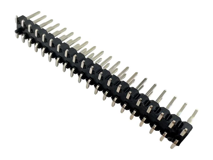2.54mm Vertical SMT Pin Header Connector, Dual Row, 2x1P to 2x40P product photo by Kirision