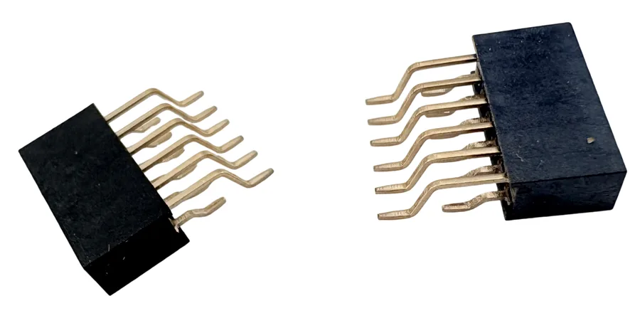 2.54mm Horizontal SMT Female Header Connector, Dual Row, 2x2P to 2x40P product photo by Kirision