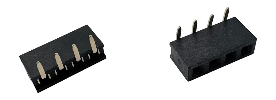 1.27mm Right Angle Female Header Connector, Single Row, 1x2P to 1x50P product photo by Kirision