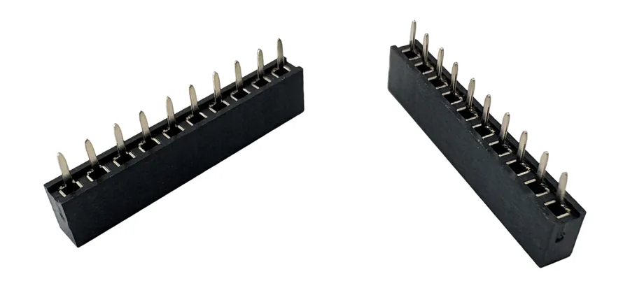 2.00mm Vertical DIP Female Header Connector, Single Row, 1x2P to 1x40P product photo by Kirision