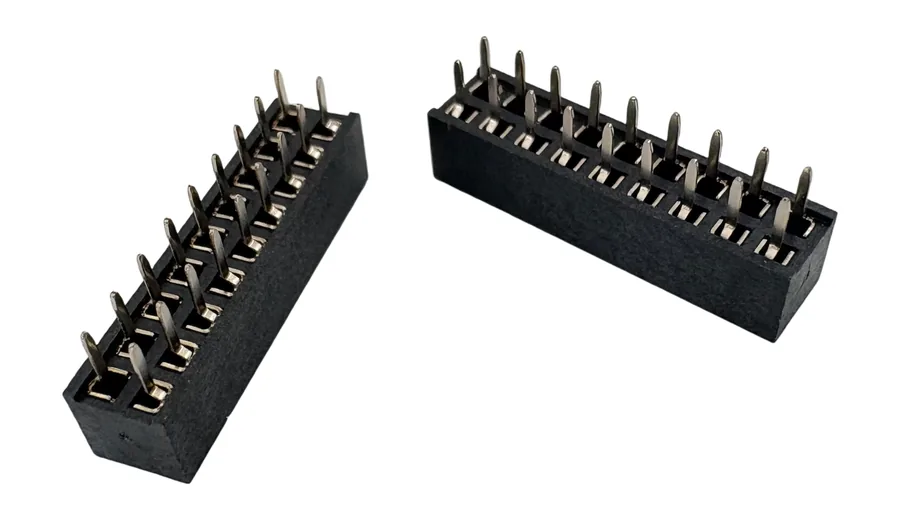 2.00mm Vertical DIP Female Header Connector, Dual Row, 2x2P to 2x40P product photo by Kirision