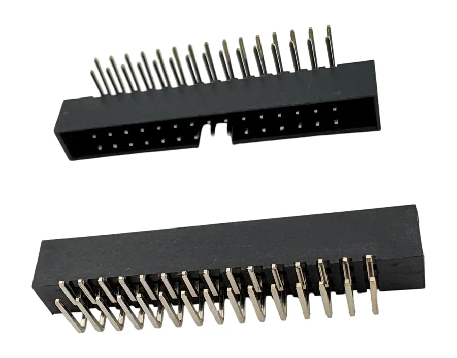 1.27mm Right Angle Box Header Connector, Dual Row, 2x3P to 2x50P product photo by Kirision