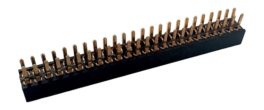 1.27mm Vertical DIP Female Header Connector, Dual Row, 2x2P product photo by Kirision