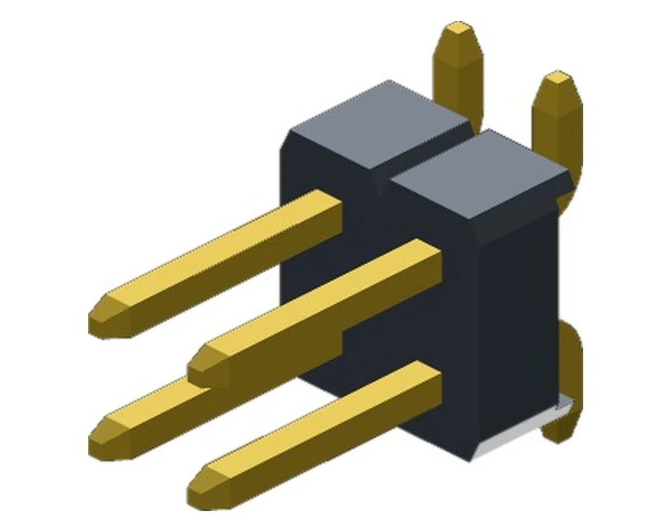 PH2542X40S*GF2SPT 2.54 mm Dual Row Vertical SMT Pin Header