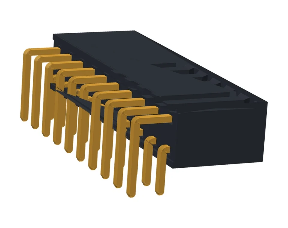 FH2002X10W*GF1SNT 2.0 mm Dual Row Double R/A Female Header