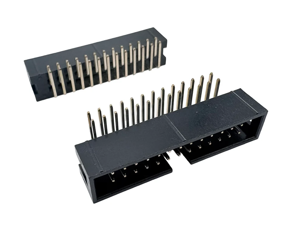 BH2542X40W*GFNT 2.54 mm Dual Row Double R/A Box Header