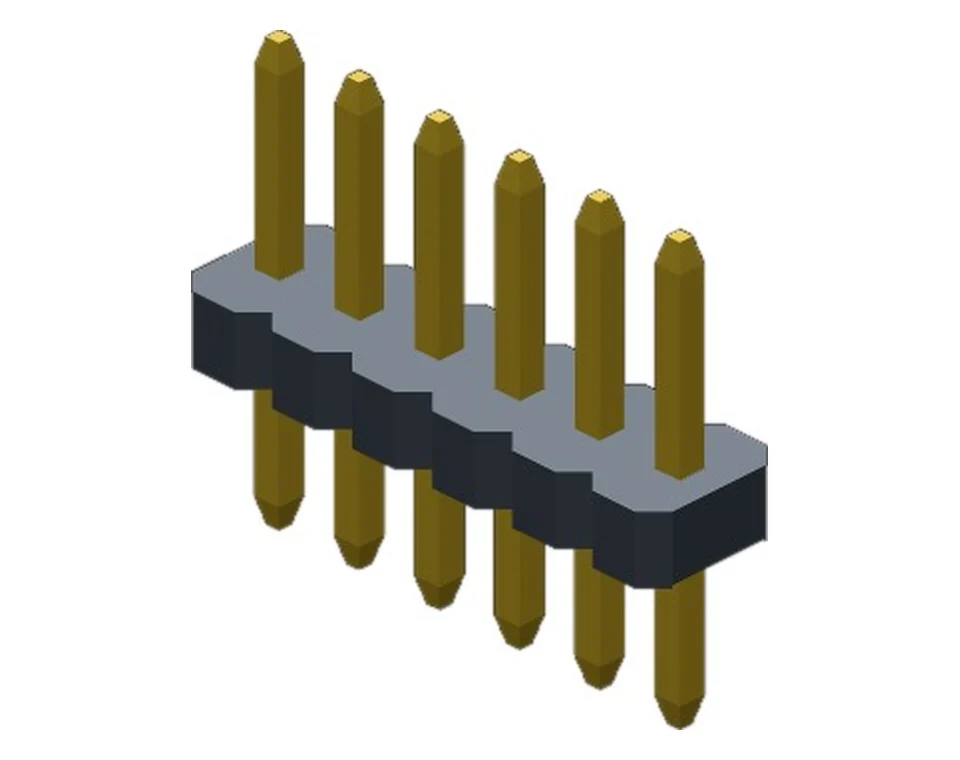 PH1271X10Z*GF1SNT 1.27 mm Single Row Straight DIP Pin Header
