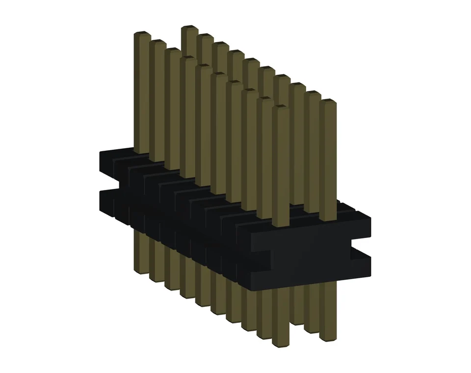 PH0802X10Z*GF1SNT 0.8 mm Dual Row Straight DIP Pin Header