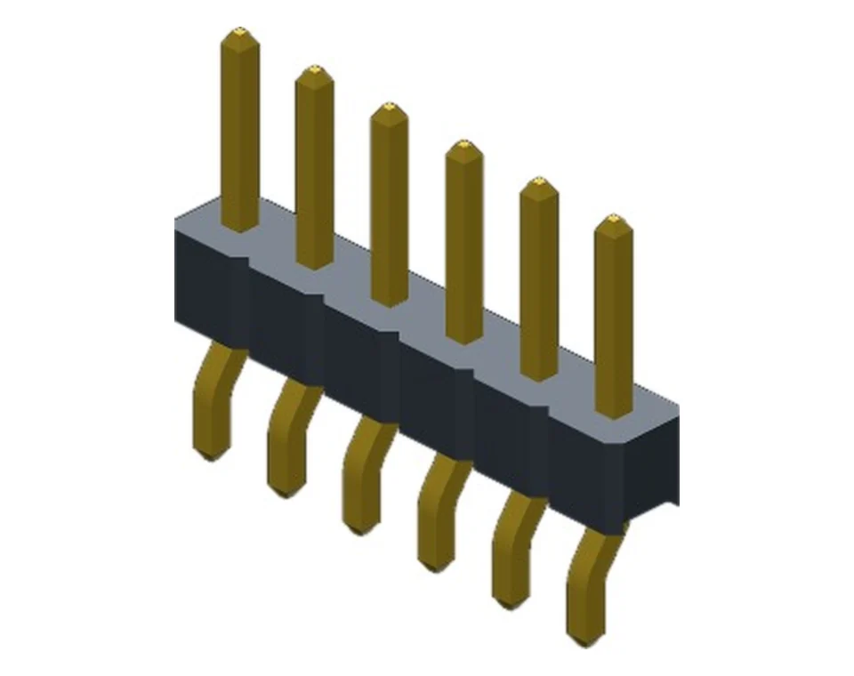 PH2001X5WS*GF1SNT 2.0 mm Single Row SMT Horizontal Pin Header