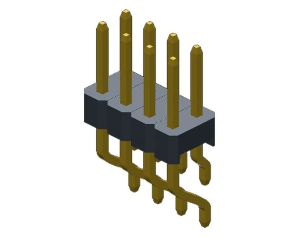 PH2002X6WS*GF1SNT 2.0 mm Dual Row SMT Horizontal Pin Header