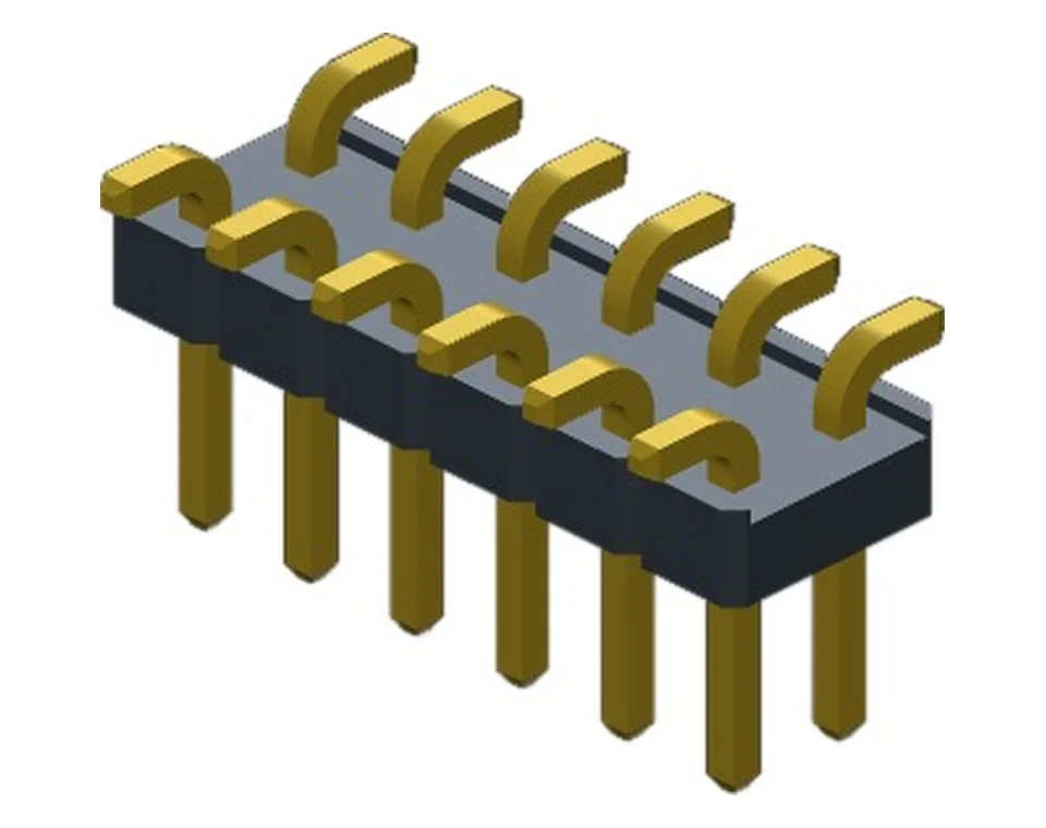 PH1272X6S*GF1SNT 1.27 mm Dual Row Vertical SMT Pin Header