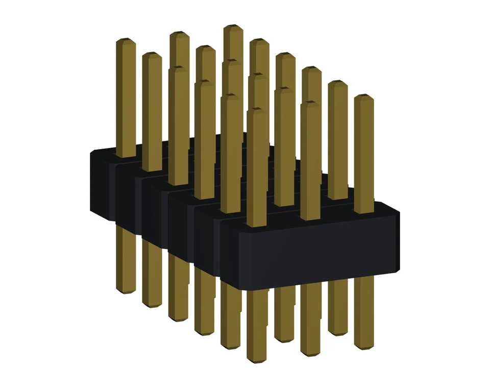 PH2003X6Z2.0GF1SNT 2.0 mm Triple Row Straight DIP Pin Header