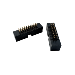 1.27mm Box Header 2x3-2x50 PIN Straight (DIP) (P/N 0121)