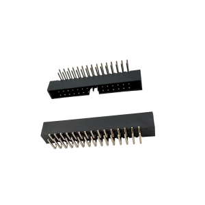 1.27mm Box Header 2x3-2x50 PIN Right Angle (P/N 0134)